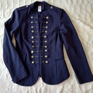 🎆Host Pick!🎆 Military Style Knit Navy Blazer